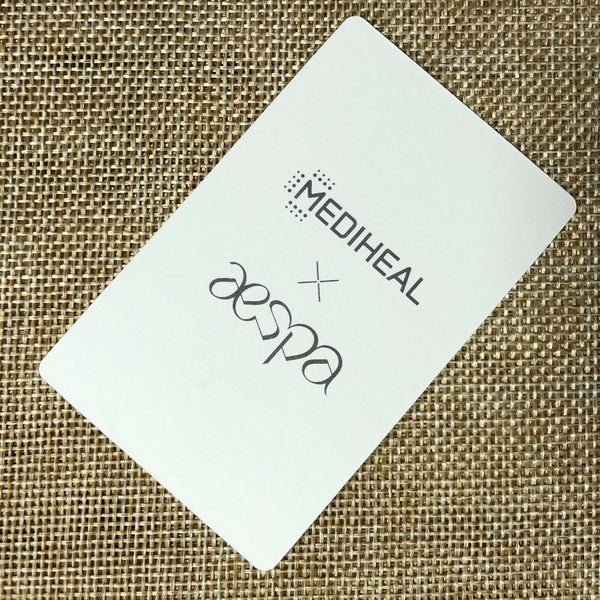 AESPA NINGNING [ MEDIHEAL ] Official Photocard, Signature, SM TOWN / New / Gift
