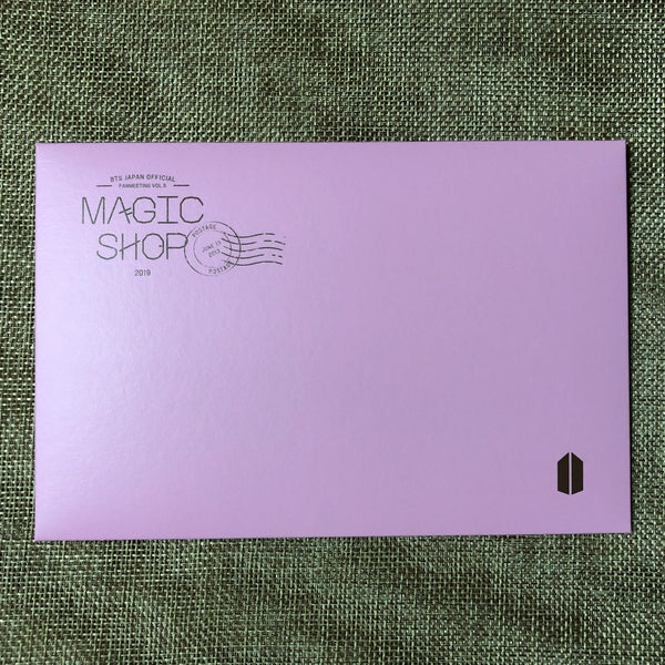BTS GROUP [2019 MAGIC SHOP Fan Meeting Japan] Official Lenticular Postcard /+G