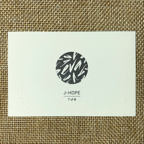 BTS J-HOPE 7/8 [The Wings Tour Final Concert] Official Mini Photocard / Gift
