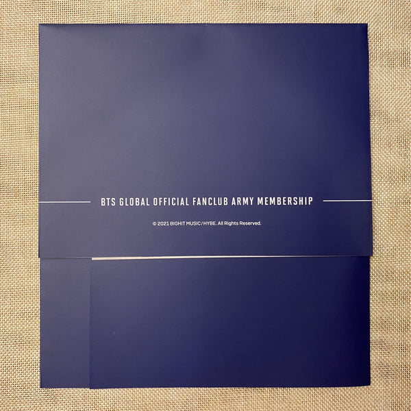 BTS SUGA [Fanclub ARMY 8th Membership Kit] User Guide + Key Sticker + Poster /+G