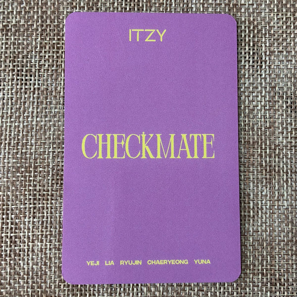 ITZY YEJI [ CHECKMATE ] Official Photocard, Ktown4U Lucky Draw / New / Gift