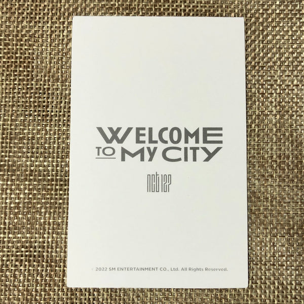 NCT 127 HAECHAN [ WELCOME TO MY CITY ] Official Polaroid Photocard / New / Gift