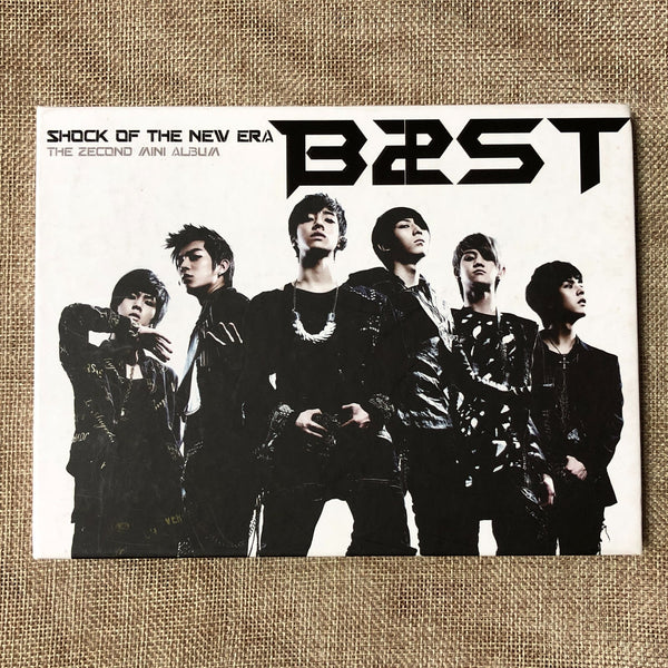 BEAST HAND SIGNED [Shock of the New Era] 2nd Mini Album Autographed, NO PC / New