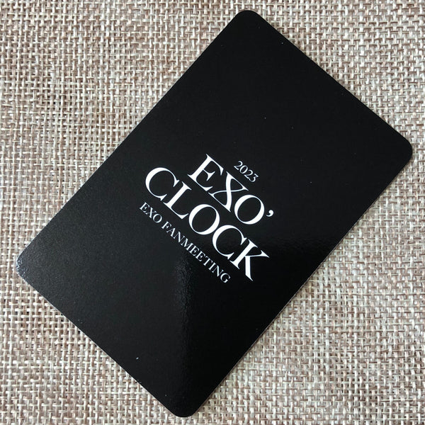 EXO CHEN [ 2023 Fan meeting EXO' Clock ] Official Photocard / New / Gift