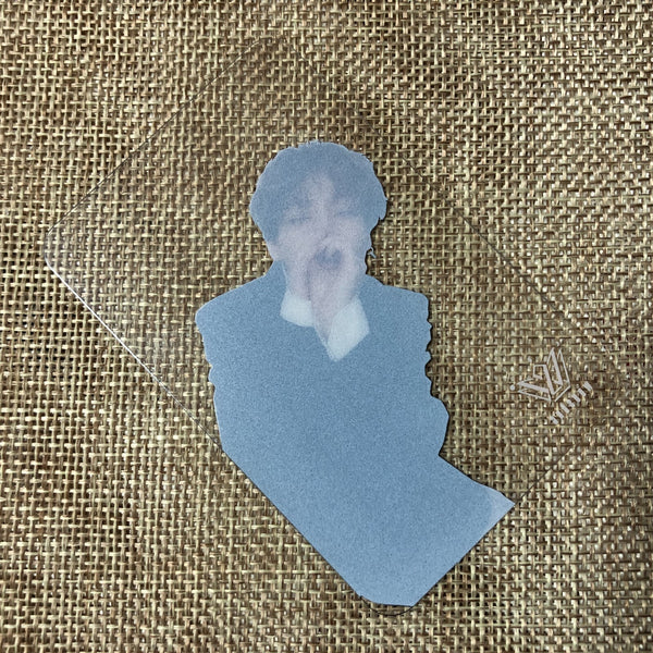 The Rose Kim Woo Sung [WOLF] Official Transparent Clear Photocard / New, Rare