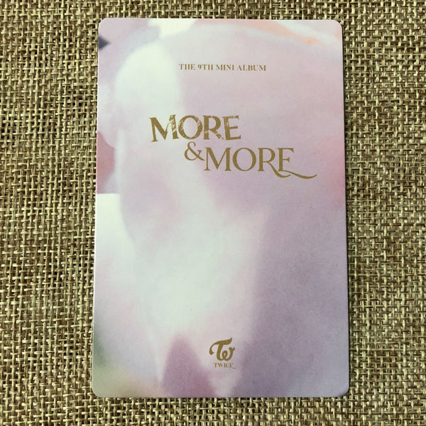TWICE MOMO [ MORE & MORE Pre-Order Official Photocard ] New /+GFT