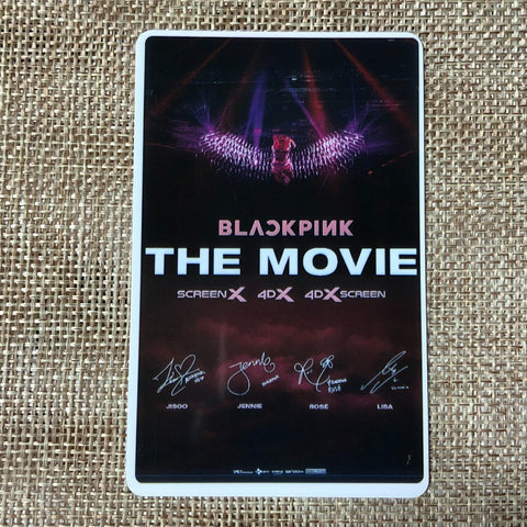BLACKPINK GROUP #2 [The Movie CGV] Official Ticket Photocard / New, Rare / Gift