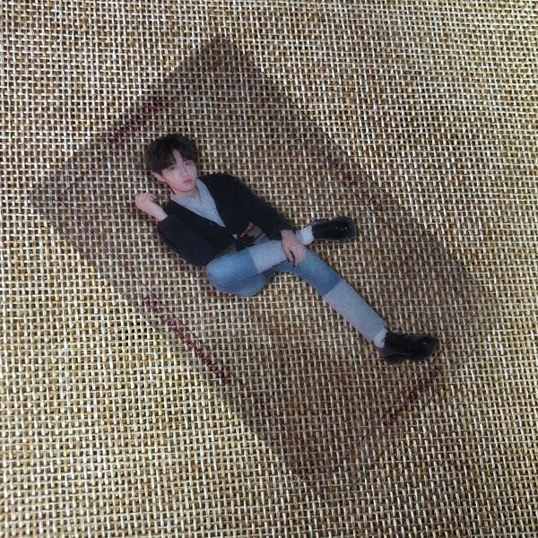 WANNA ONE KIM JAEHWAN [Nothing Without You] Official Transparent Photocard /+G