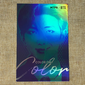 BTS RM [ MTPR Contact Lens ] Official Hologram Postcard, Limited / New / Gift