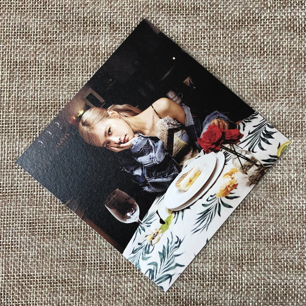 BLACKPINK ROSE #10 [ -R- ] Official Postcard, 1st Single / New / Gift