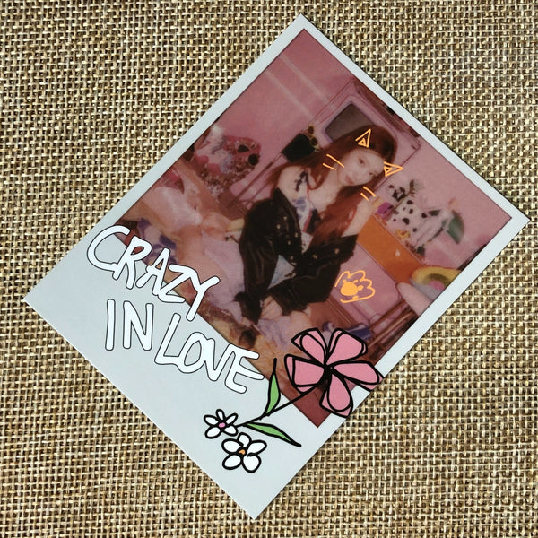 ITZY CHAERYEONG #1 [CRAZY IN LOVE] Official Polaroid Photocard, 1st Album / Gift