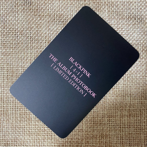 BLACKPINK JENNIE [4+1 THE ALBUM] Official Photocard, Photobook POB / New / Gift