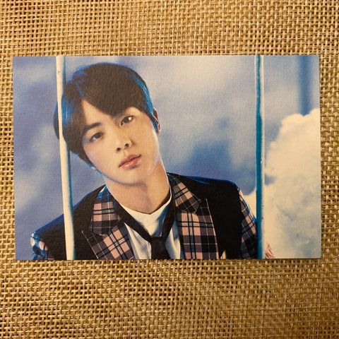 BTS JIN 5/8 [Wings Tour Final Concert] Official Mini Photocard / New, Rare /+G