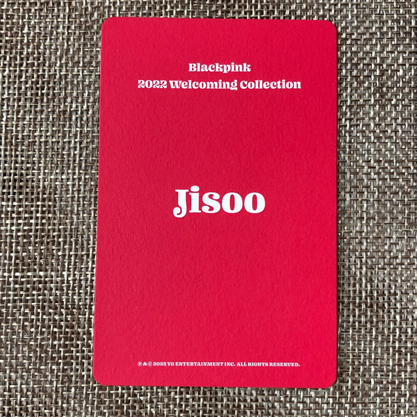 BLACKPINK JISOO #2 [ 2022 Welcoming Collection ] Official Photocard / New / Gift