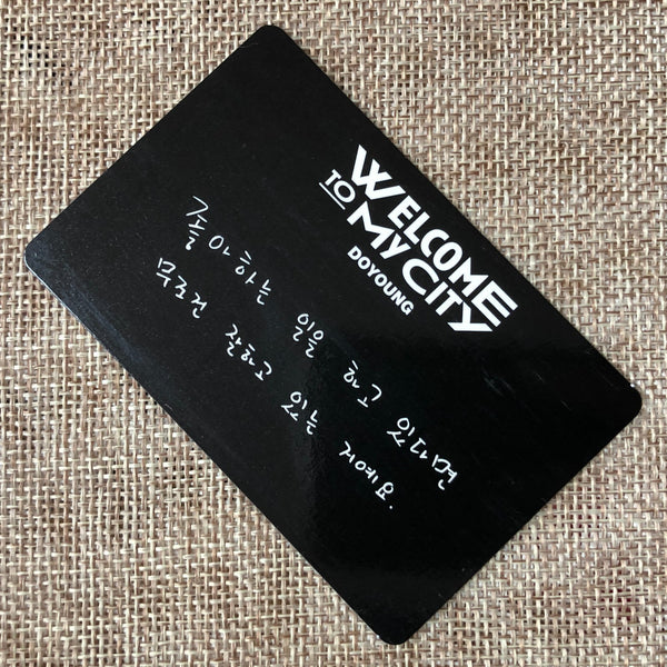 NCT 127 DOYOUNG [WELCOME TO MY CITY in Seoul] Official Photocard Set / Gift