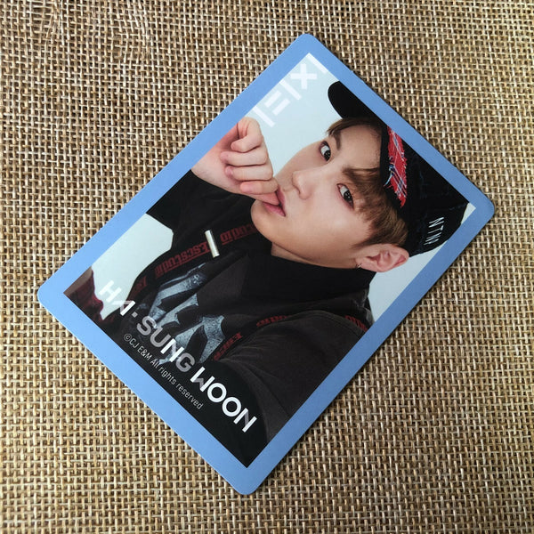 WANNA ONE HA SUNGWOON [ TO BE ONE ] Official Photocard, Sky ver. / New / Gift