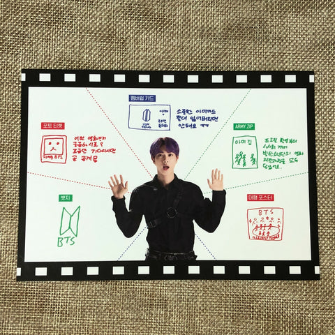 BTS [Fanclub ARMY 6th Membership Kit] Official User Guide Postcard / New / Gift