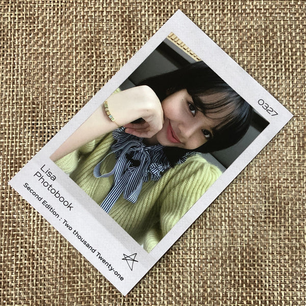 BLACKPINK LISA #1 [0327 Photobook 2nd Limited YGSelect] Official Photocard /+G