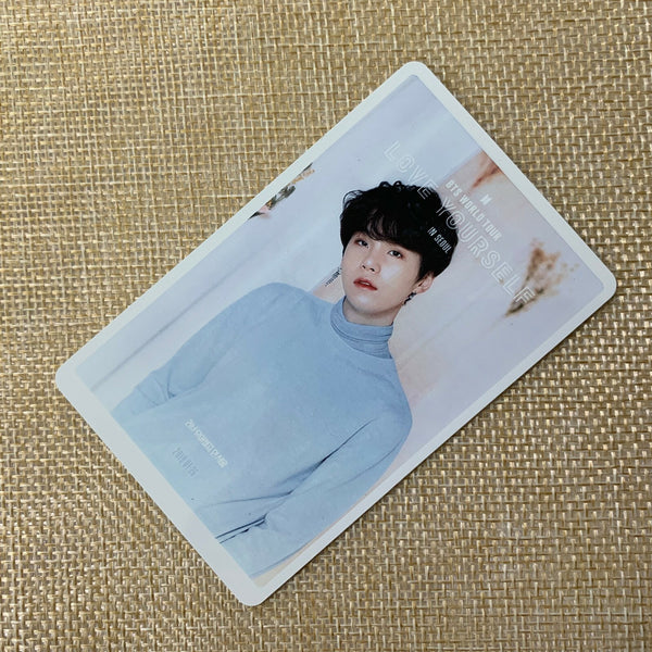 BTS SUGA #4 [Love Yourself in Seoul Movie] Official Ticket Photocard / Gift