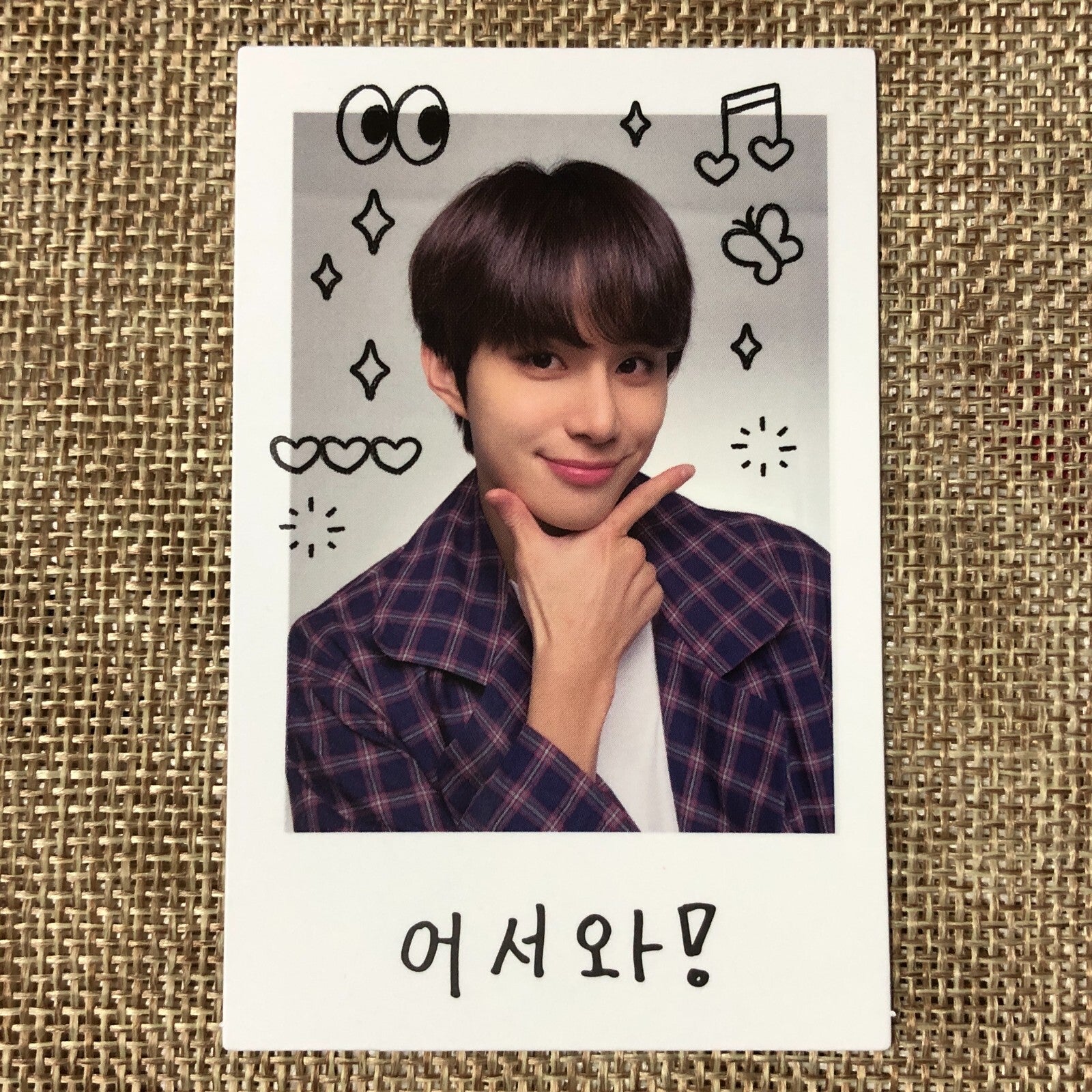 NCT JUNGWOO [HOME TO THE NCT UNIVERSE] Official Polaroid Photocard / New / Gift