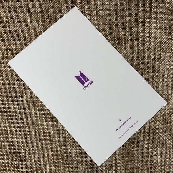 BTS V TAEHYUNG [ Armypedia Love Yourself Answer ] Official Postcard / New / Gift