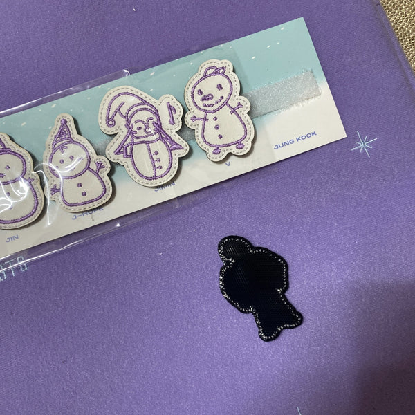 BTS GROUP [ Winter Package 2021 ] Pouch + Wappen (7) / New, Rare / Gift