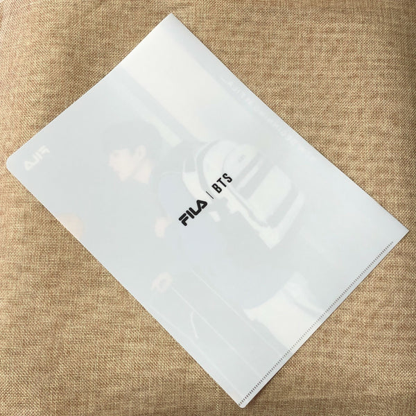BTS SUGA [ FILA PROJECT 7 ] Official Clear File Holder / New / Gift