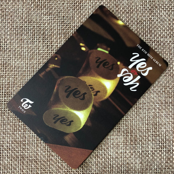 TWICE MOMO [ YES or YES ] Official Pre-Order Photocard, A Ver. / New / Gift