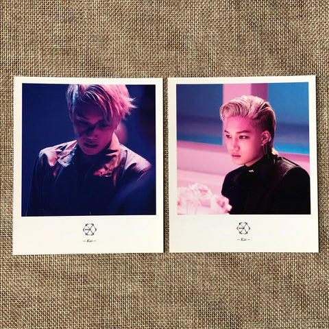 EXO KAI [ EX'ACT ] Official Polaroid Photocard Set of 2, Postcard / New / Gift