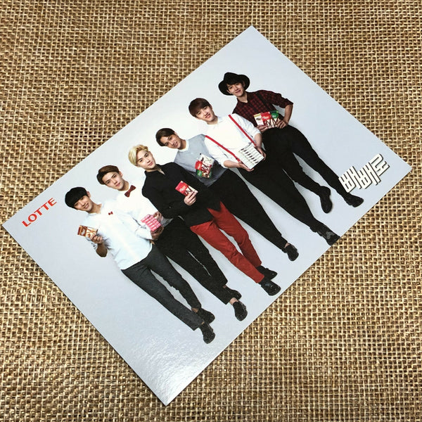 EXO GROUP #2 [ Lotte Peperoday ] Official Photocard, EXO-K / New, Rare / Gift
