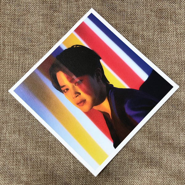 BTS JIMIN [MAP OF THE SOUL MOS ON:E Concept Book] Official Square Postcard /+G