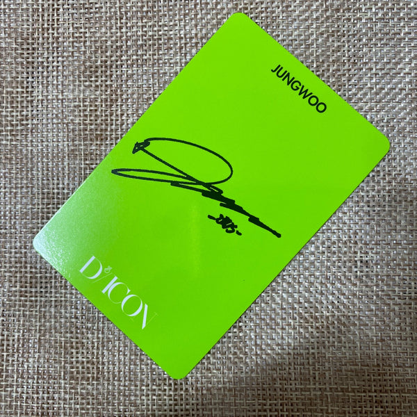NCT 127 JUNGWOO #14 [2019 Dicon 101 Custom Book] Official Photocard / New / Gift