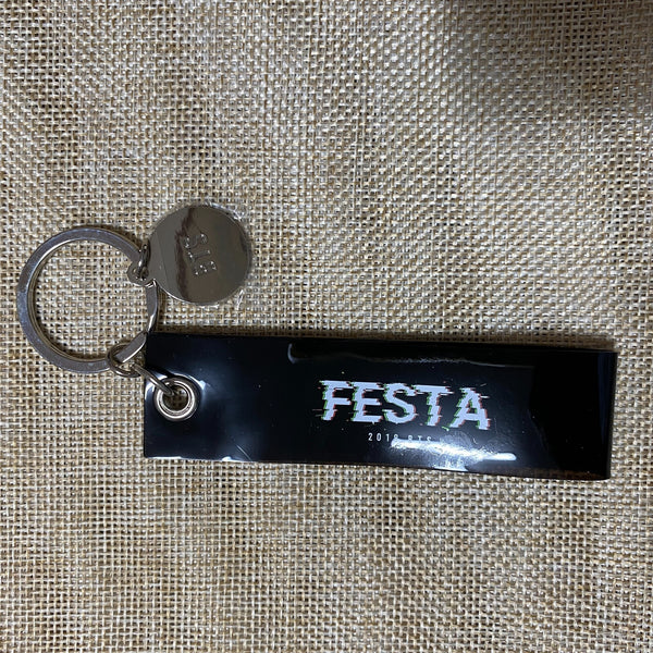 BTS JUNGKOOK [2018 Festa] Official Strap Key Ring Photo Keyring / New, Rare /+G