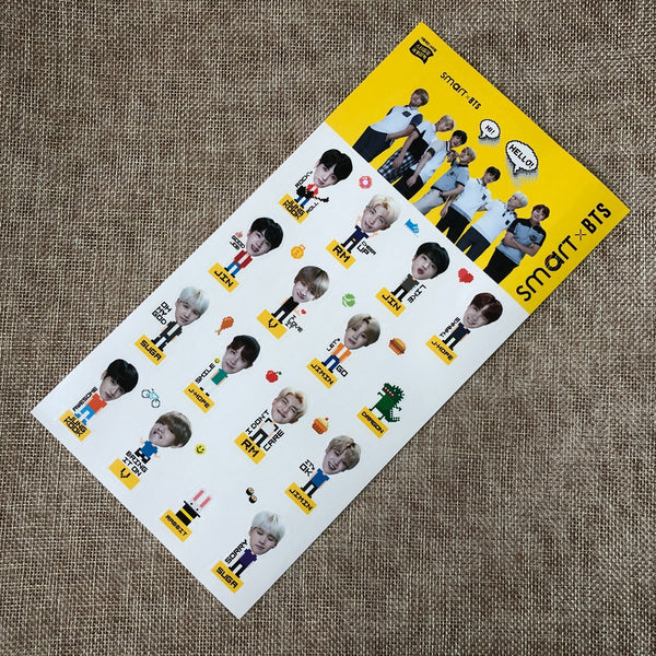 BTS GROUP #2 [ Smart Uniform MD ] Official Limited Sticker / New, Rare / Gift