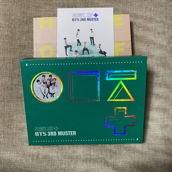 BTS 3rd Muster ARMY.ZIP DVD / 3 Disc Photobook, Story, Sticker, 2nd DVD Defectiv