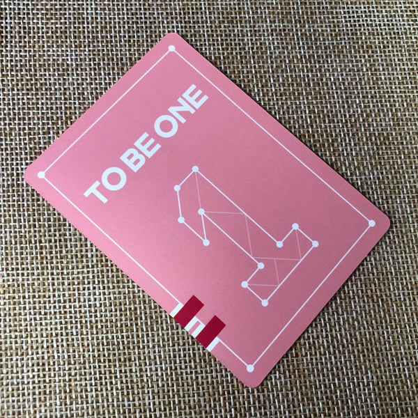 WANNA ONE GROUP [ TO BE ONE ] Official Photocard, Pink ver. / New / Gift