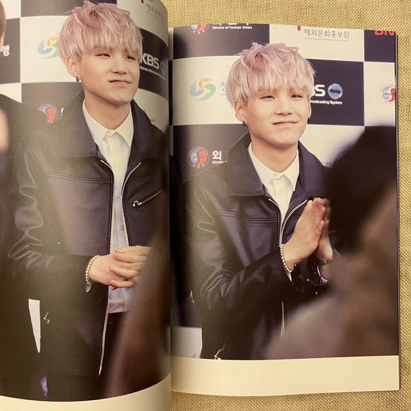 BTS SUGA [LOVE ATTACK Exhibition] Photobook SUGAFLOW, 144 pg 21x29 cm / Gift