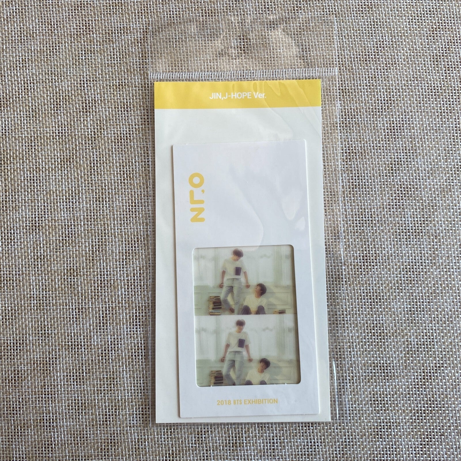 BTS JIN J-HOPE [Oh always] Official Bookmark, 2018 Exhibition / New, Rare / Gift