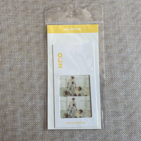 BTS JIN J-HOPE [Oh always] Official Bookmark, 2018 Exhibition / New, Rare / Gift