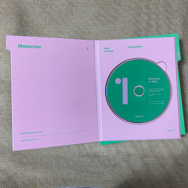 BTS GROUP [ Memories of 2020 ] Official DVD Set : Box + 7 Discs / New / Gift