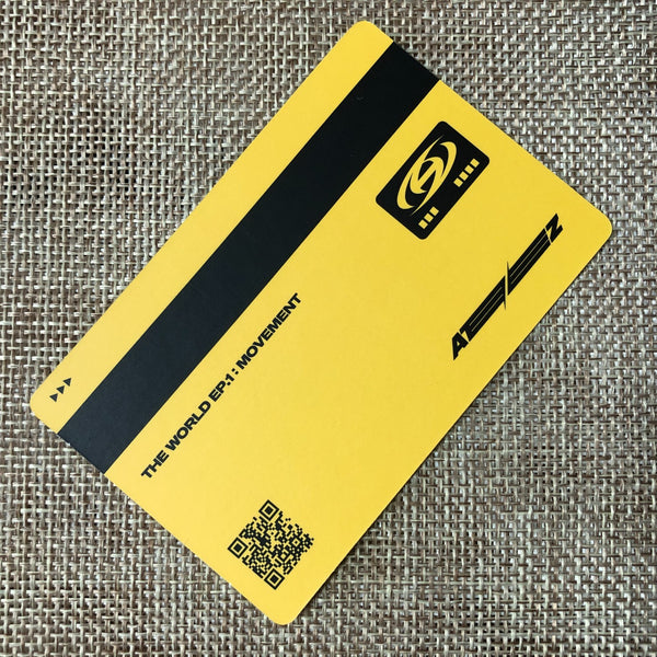 ATEEZ SEONGHWA [THE WORLD EP.1 : MOVEMENT] Official ID Photocard, Diary / Gift