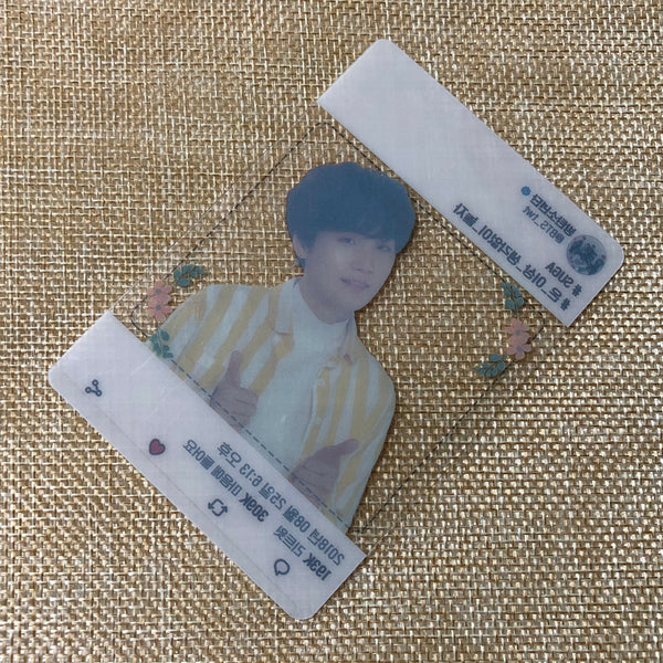 BTS SUGA [ Love Yourself Concert Army Booth ] Transparent Photocard / New / Gift