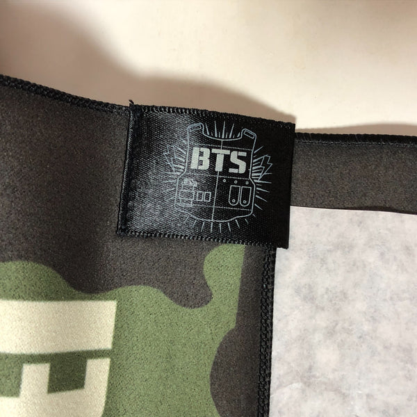 BTS 37241 [ 2014 Official Slogan Towel ] CAMO ARMY Original / New, Rare / Gift