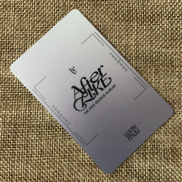 IVE WONYOUNG [After Like] Official Photocard, Withmuu Lucky Draw POB / Gift