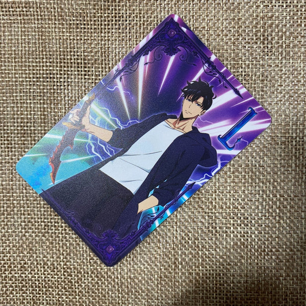 Solo Leveling Sung Jin-woo Card / Chess Game / Rare Official Collector Item /+G