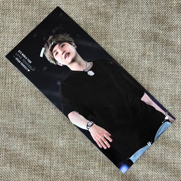 BTS SUGA [ Speak Yourself World Tour London DVD ] Official Bookmark / New / Gift