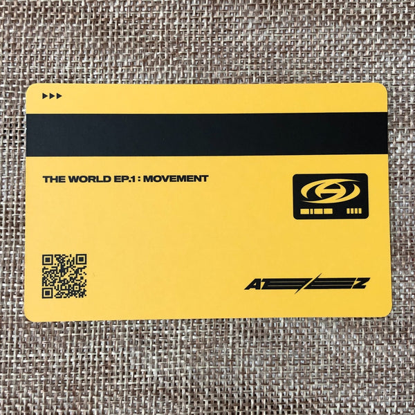ATEEZ YUNHO [THE WORLD EP.1 : MOVEMENT] Official ID Photocard, Diary Ver. / Gift