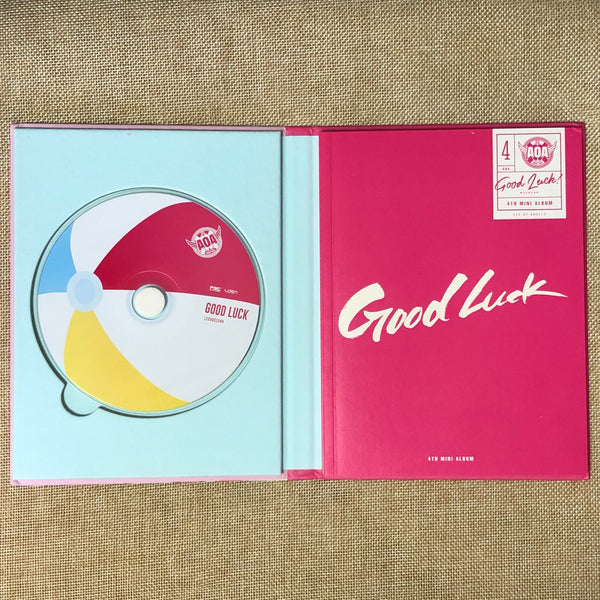 AOA [ Good Luck ] Official 4th Mini Album B Ver, CD + Photobook / New