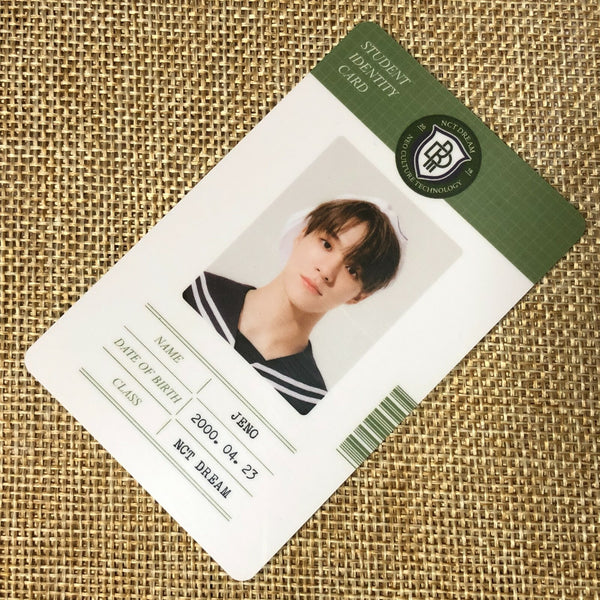 NCT DREAM JENO [ Back to School Kit ] Official Student ID Photocard / New / Gift