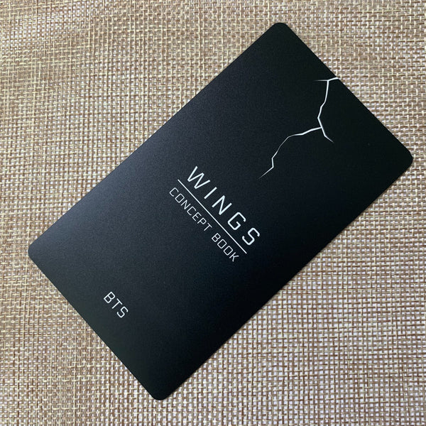 BTS SUGA [ THE WINGS Concept Book ] Official Lenticular Photocard / New / Gift